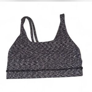lululemon athletica Heathered Charcoal Double-Strap Sports Bra